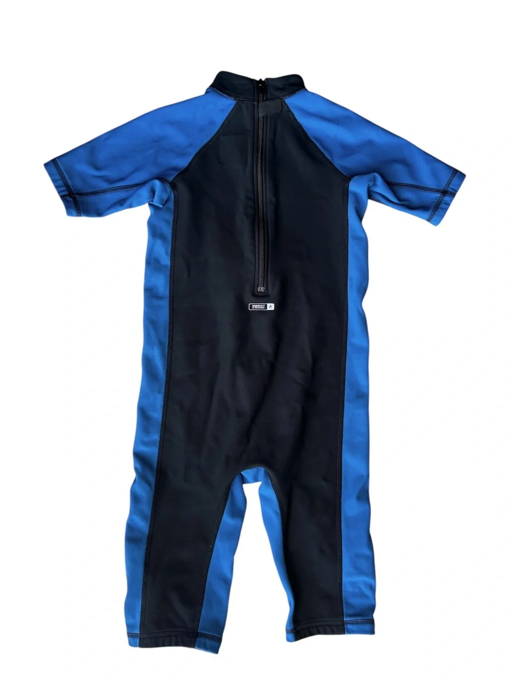 Quiksilver Boys Thermo Spring Short Sleeve UPF 50 Rashguard blue black size 7